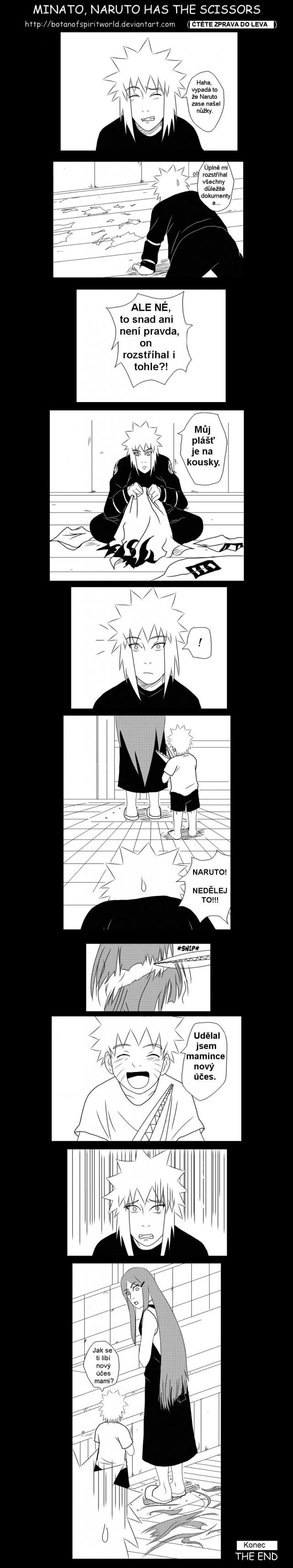 Minato, Naruto má nůžky CZ